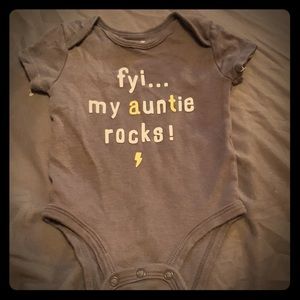 3 month FYI my auntie rocks onsie